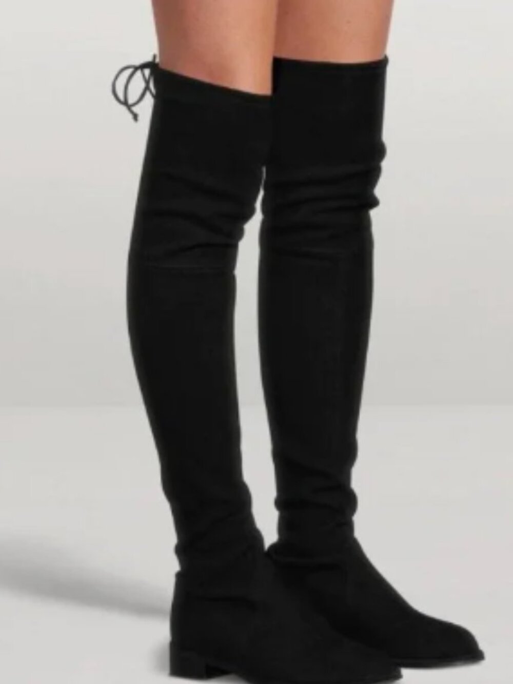 NEW Stuart Weitzman Lowland Over The Knee Boots Black Size 9B